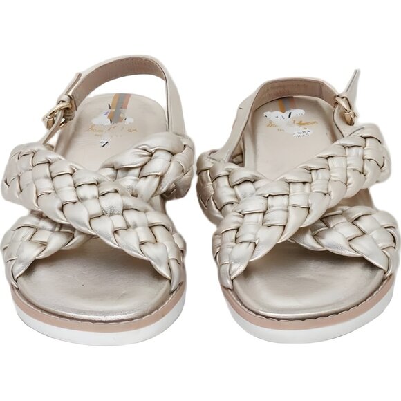 Sam Edelman Girls Braided Vita Sandals Casual Dressy Summer Shoes Sz 1 - Picture 5 of 6